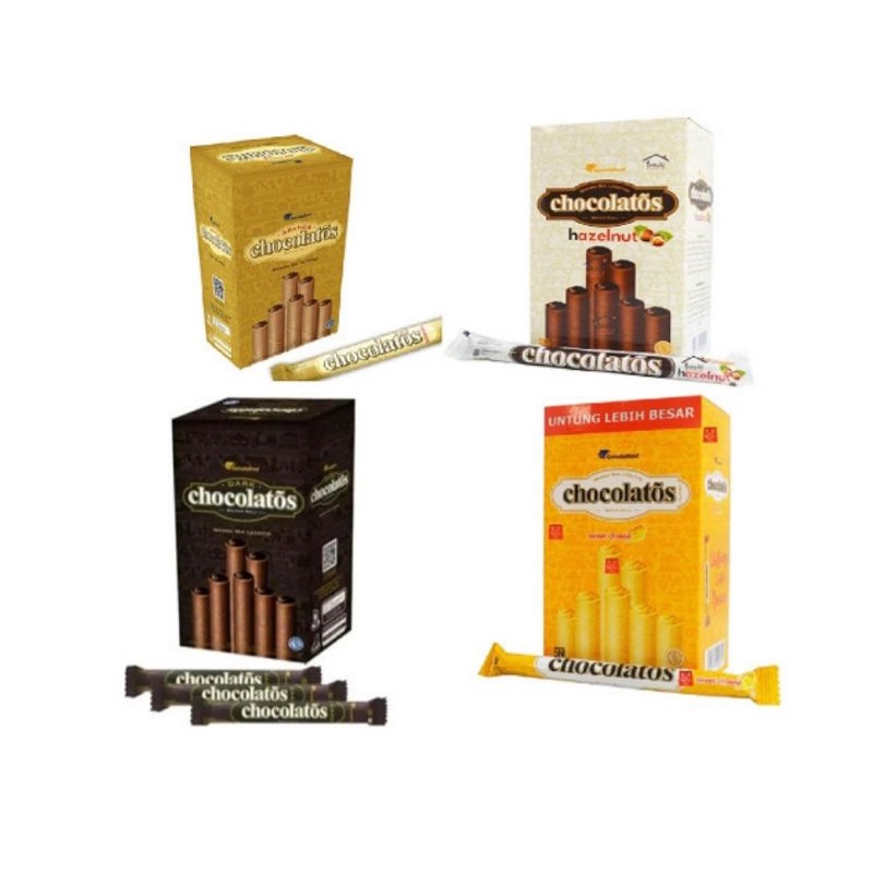 Jual Chocolatos Wafer Roll Garuda Chocolatos Box Latos