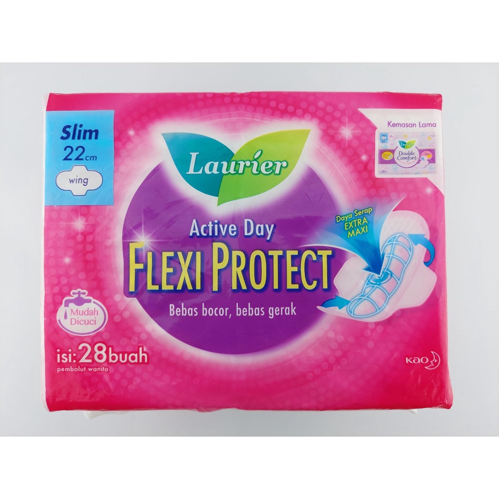 Jual Laurier Active Day Flexi Protect Slim Wing Cm Isi Pembalut