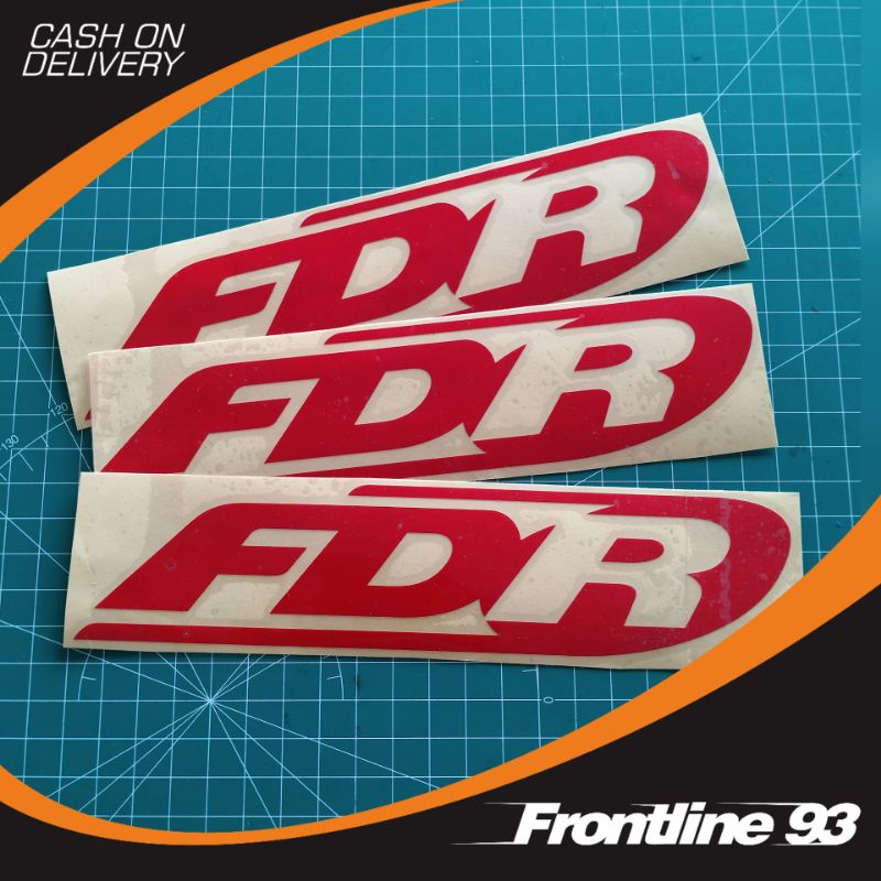 Jual Sticker Cutting Fdr Stiker Fdr Stiker Racing Stiker Motor