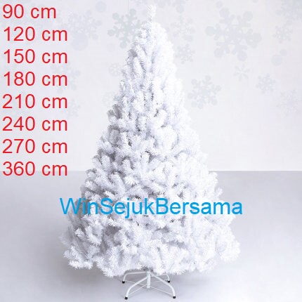 Jual Pohon Natal Cm Putih Salju Christmas Tree Meter Snow