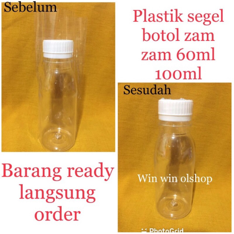 Jual Plastik Segel Botol Zam Zam Ml Ml Segel Plastik Indonesia