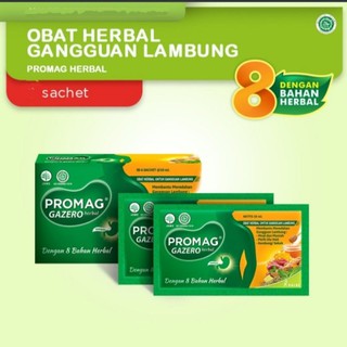 Jual PROMAG HERBAL GAZERO 1 SACHET Shopee Indonesia