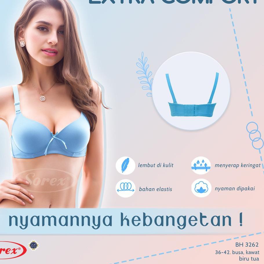 Jual Flash Sale Kode Sorex Bra Extra Comfort Busa Sedang Kawat