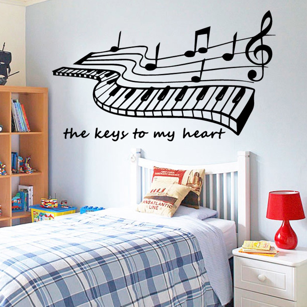 Jual Wall Cutting Sticker Music Musik Kalimat Kutipan Stiker Dinding