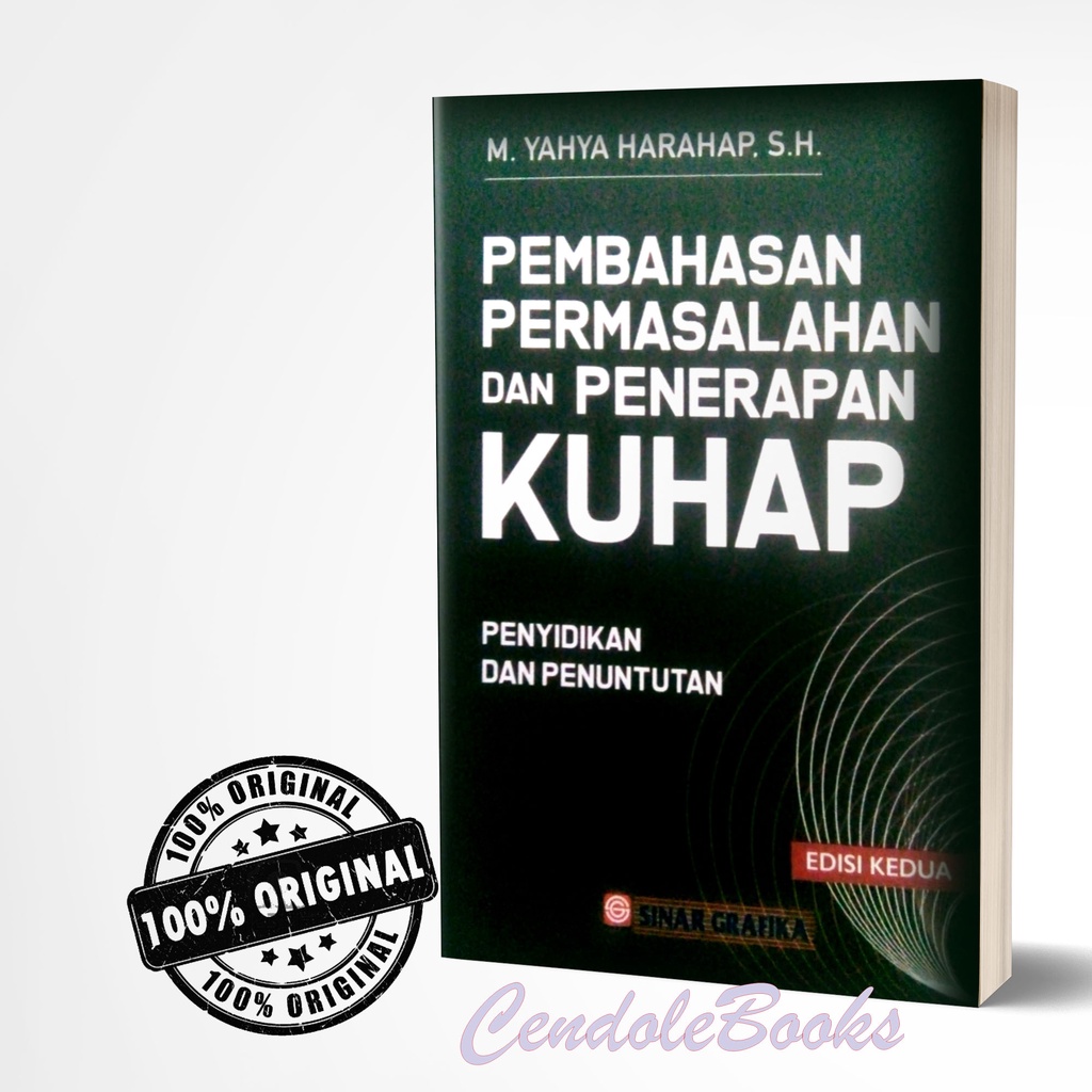 Jual Buku Pembahasan Permasalahan Dan Penerapan Kuhap Penyidikan Dan