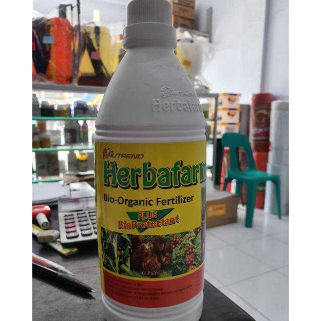 Jual Pupuk Organik Herbafarm 1 Liter Booster Shopee Indonesia