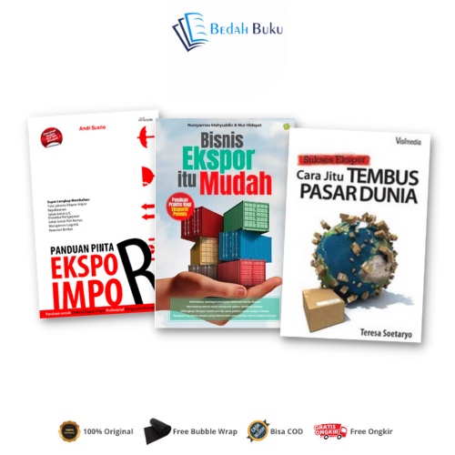 Jual AG Buku BISNIS EKSPOR ITU MUDAH Sukses Ekspor Cara Jitu Tembus