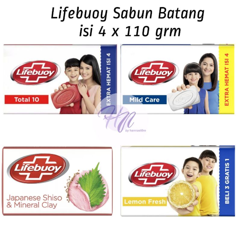 Jual Sabun Batang Lifebuoy 110 Grm 4 Pcs Shopee Indonesia