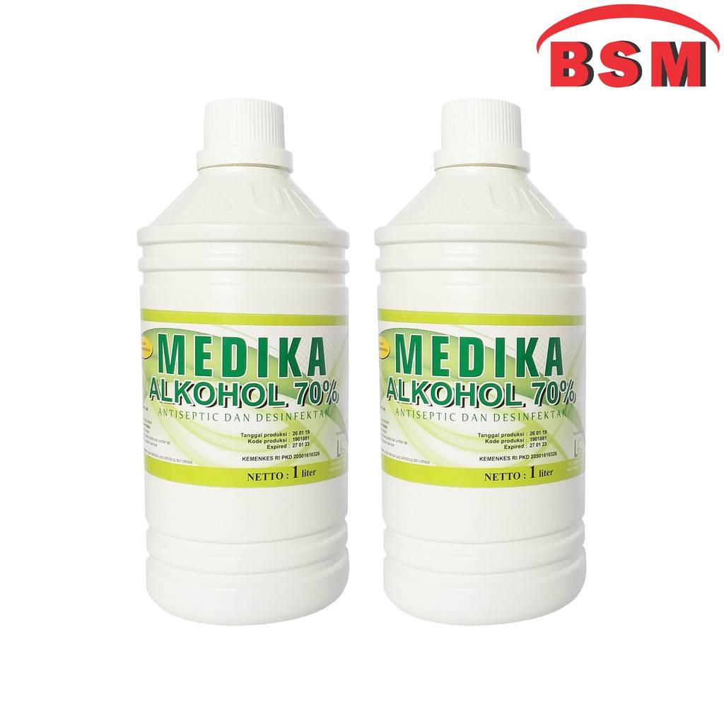 Jual Alkohol 70 Persen 1 Liter Medika Shopee Indonesia