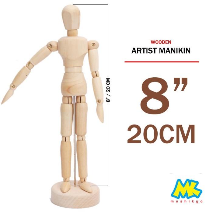 Jual Manekin Mainan Patung Manekin Kayu Wooden Mannequin Untuk