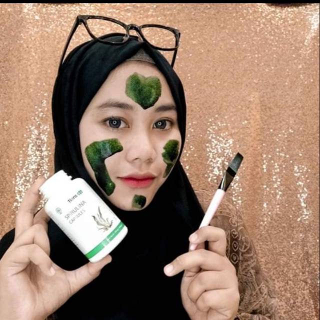 Jual Cod Viralmasker Spirulina Kemasan Lebih Ekonomis Besta Seller