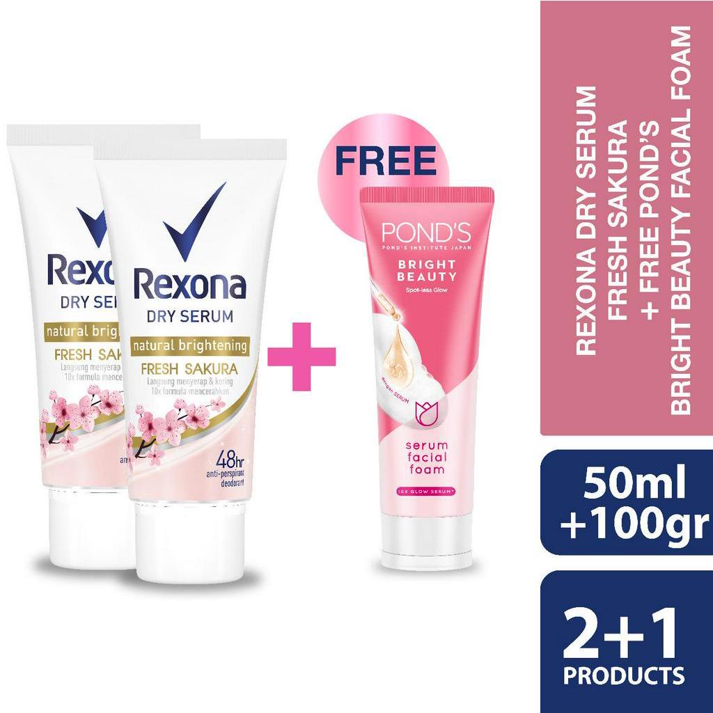 Jual Rexona Deodorant Dry Serum Fresh Sakura X Ml Shopee Indonesia