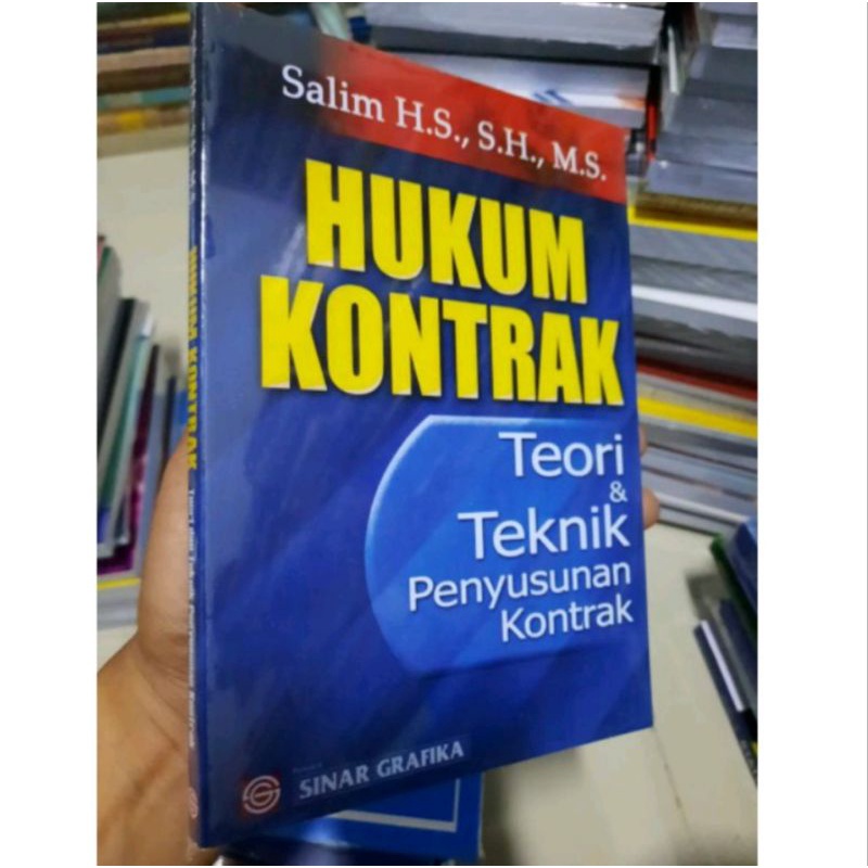 Jual Hukum Kontrak Teori Dan Teknik Penyusunan Kontrak Salim Shopee