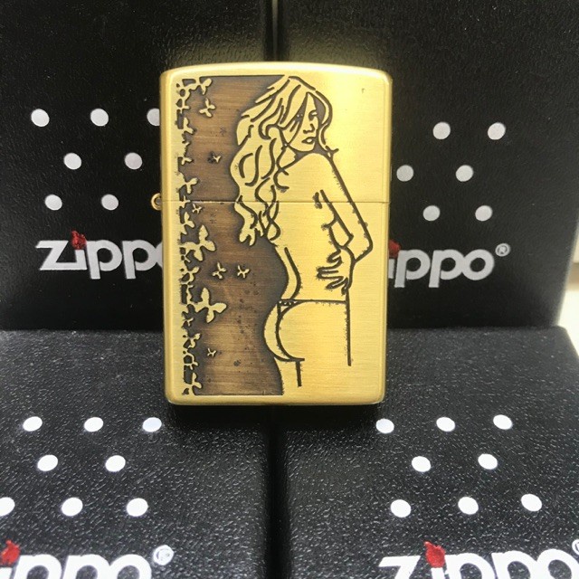 Jual Korek Api Zippo Box Motif Grafir Sexy Made In USA Kwalitas