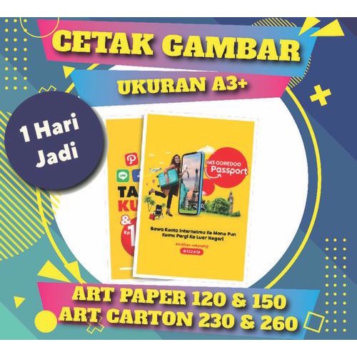 Jual Cetak A A Murah Stiker Art Paper Art Carton