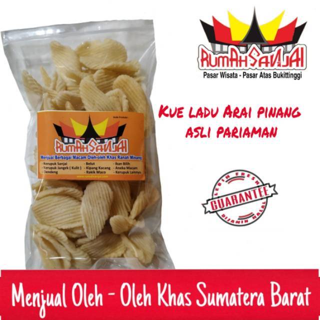 Jual Kue Ladu Arai Pinang Asli Pariaman Gr Bungkus Gr