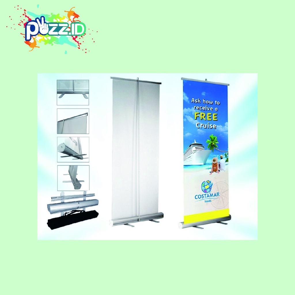 Jual Rangka Roll Up Banner Stand X Shopee Indonesia