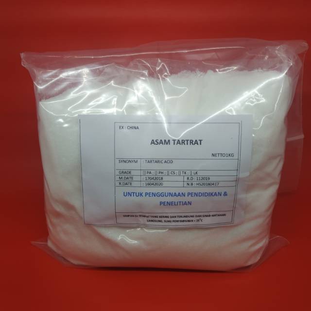 Jual ASAM TARTRAT TARTARIC ACID FOOD Shopee Indonesia