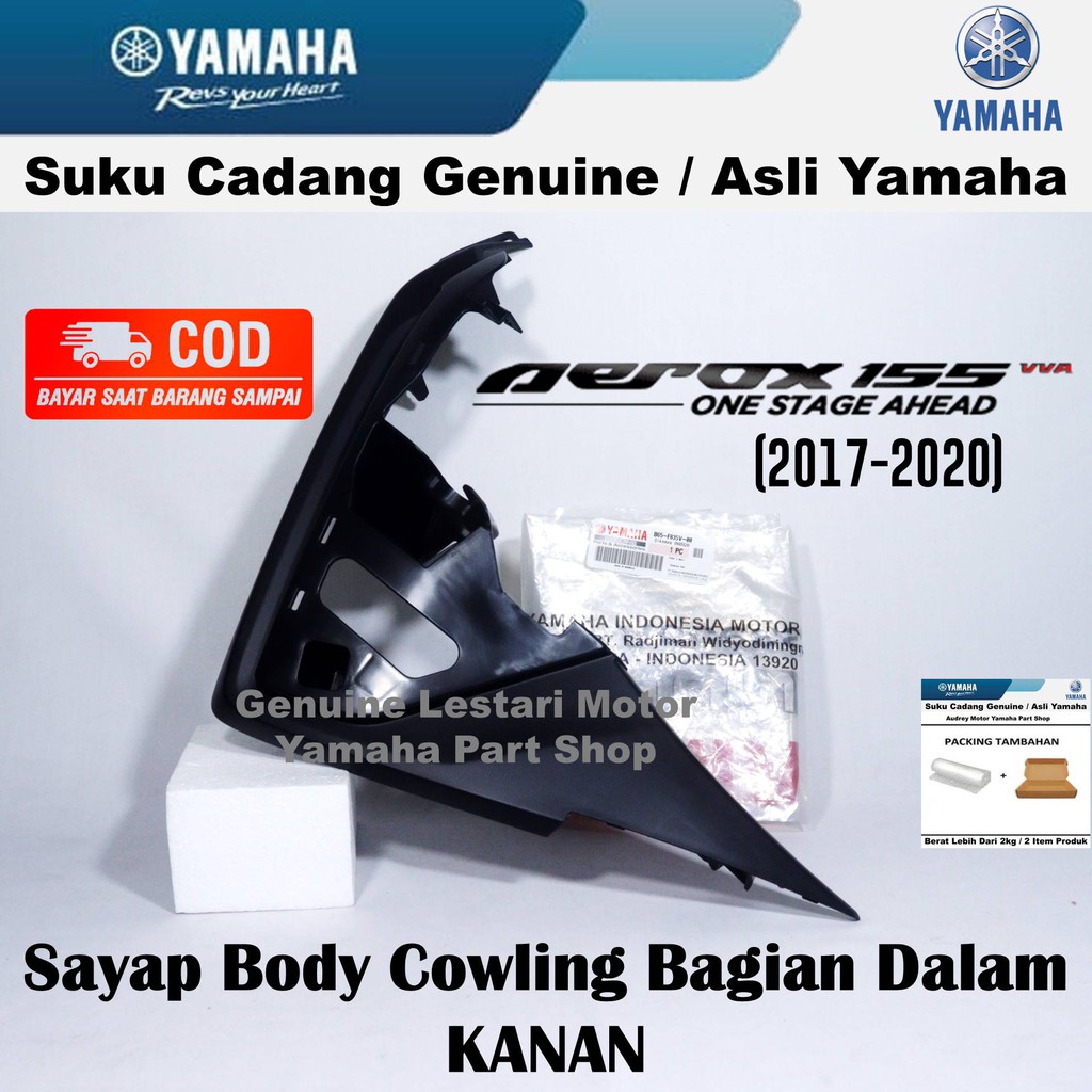 Jual Cover Sirip Panel Sayap Dalam Kanan Motor Aerox Asli Yamaha