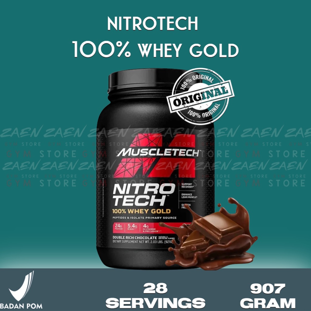 Jual Muscletech Nitrotech Whey Gold 2Lbs Nitro Tech Whey Gold Standard