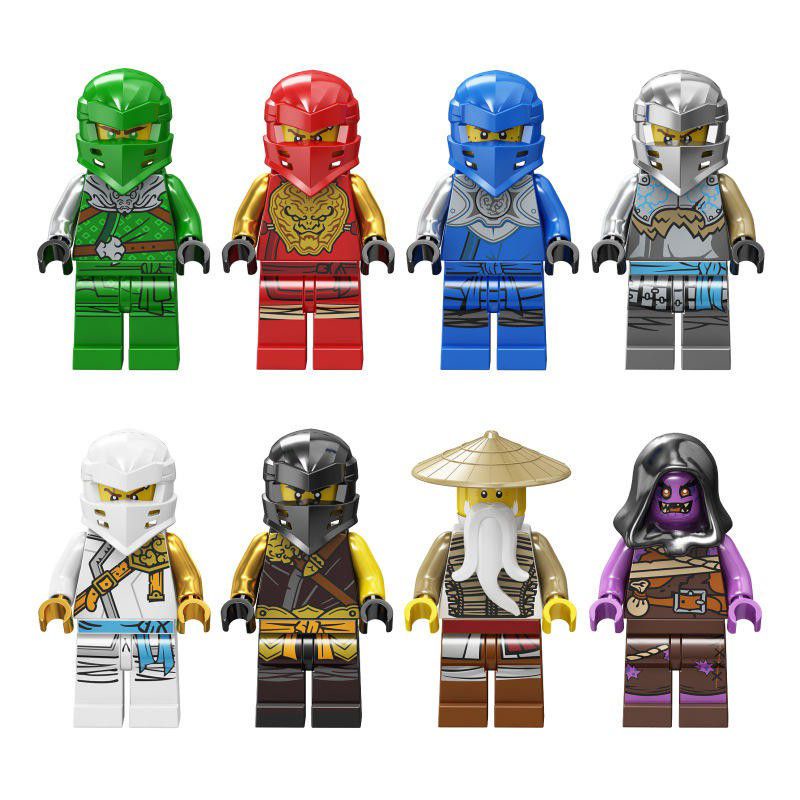 Jual Lego Ninjago Zane Jay Kai Lloyd Cole Nya Snakes Wu Shopee Indonesia