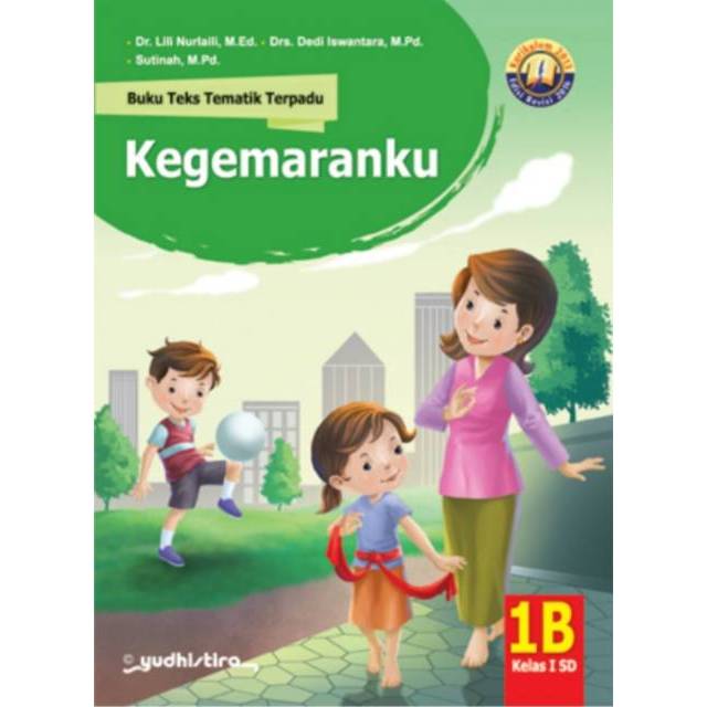 Jual KEGEMARANKU BUKU TEKS TEMATIK TERPADU 1B SD KELAS I KURIKULUM 2013