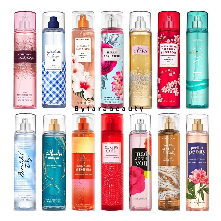 Jual Bbw Bath And Body Works Fine Fragrance Body Mist Ml Indonesia