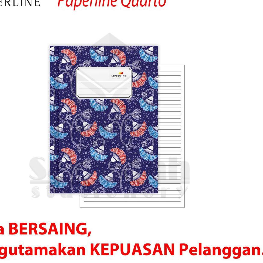 Jual Paling Laris Buku Hard Cover Paperline Quarto Isi Lembar