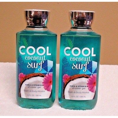 Jual Bath Body Works Bbw Shower Gel Cool Coconut Surf Ml