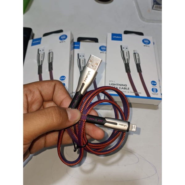 Jual Kabel Data Lighting VIVAN BTK L Fast Charging 2 4A 100cm Original