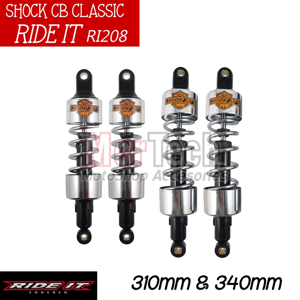 Jual Shock Shockbreaker Belakang Custom Ride It Classic Chrome Cb Gl