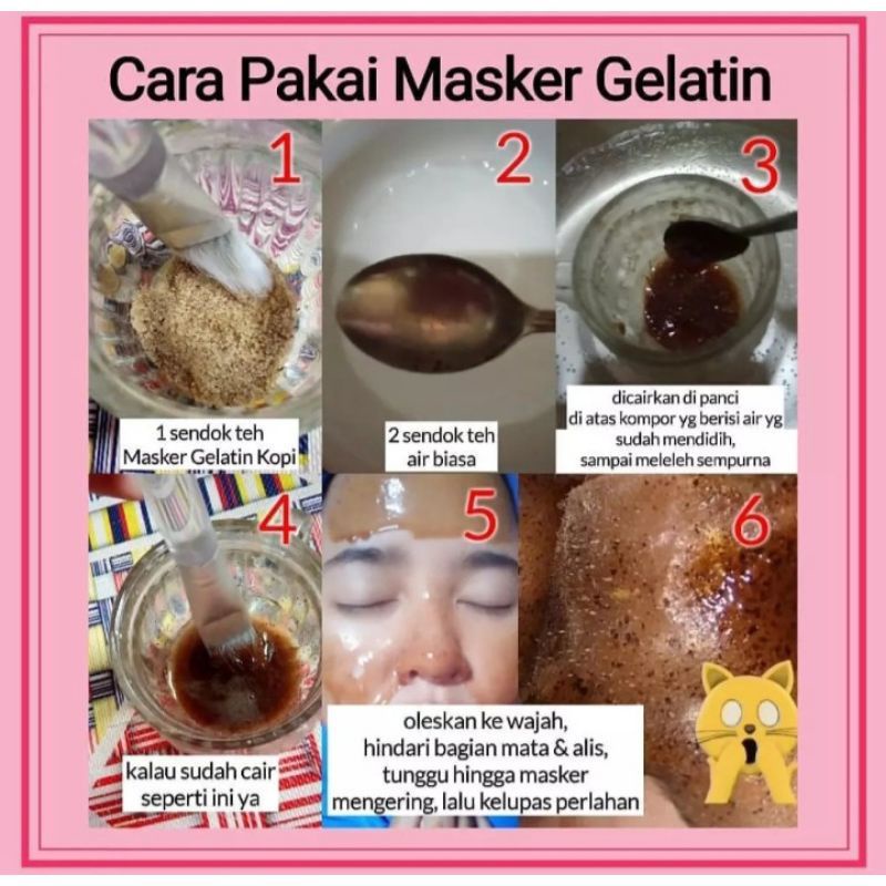 Jual BPOM MASKER KOMEDO GELATIN SAPI HALAL SEKALI PAKAI Shopee Indonesia