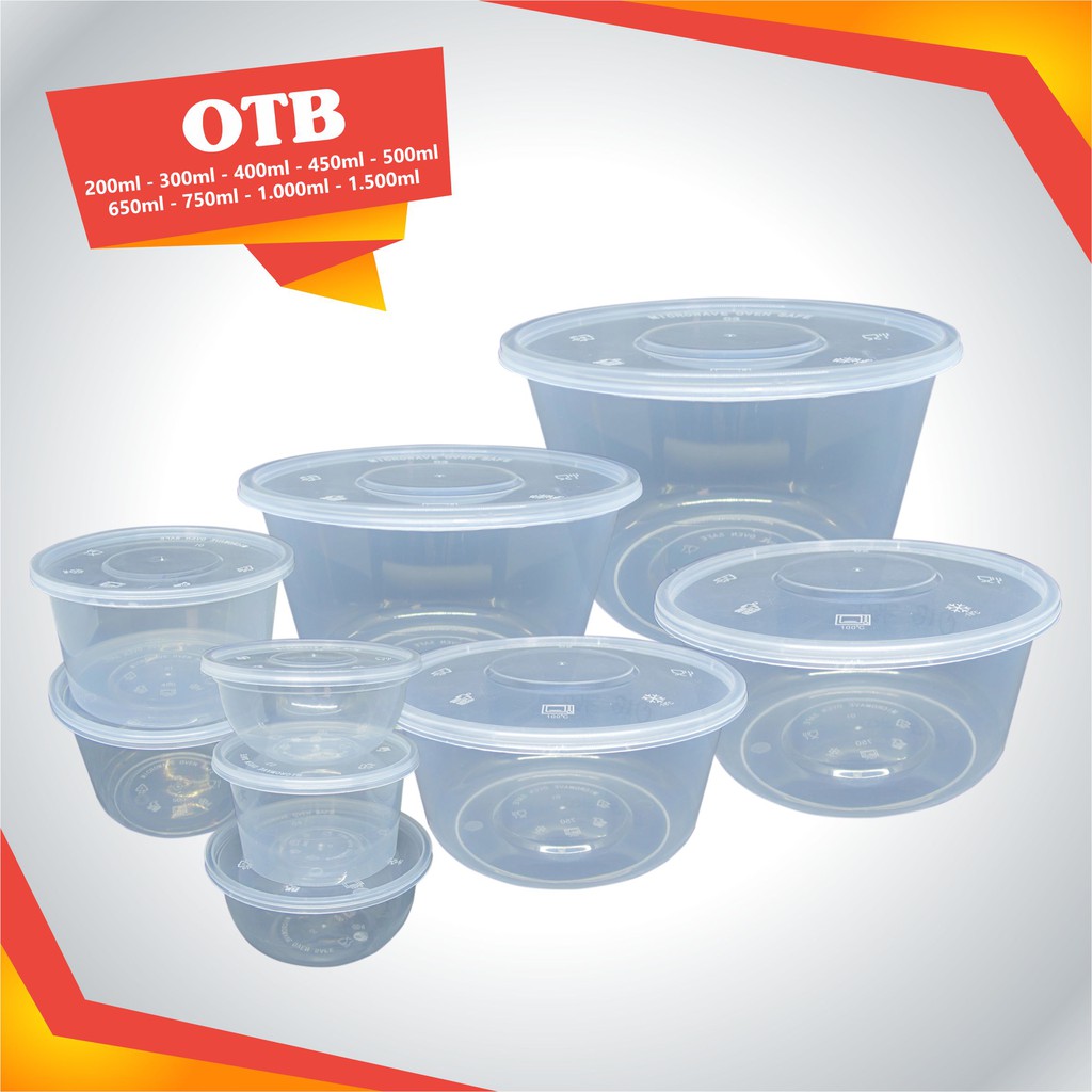 Jual Thinwall OTB 200 500 ML BOWL Isi 25 Set Shopee Indonesia