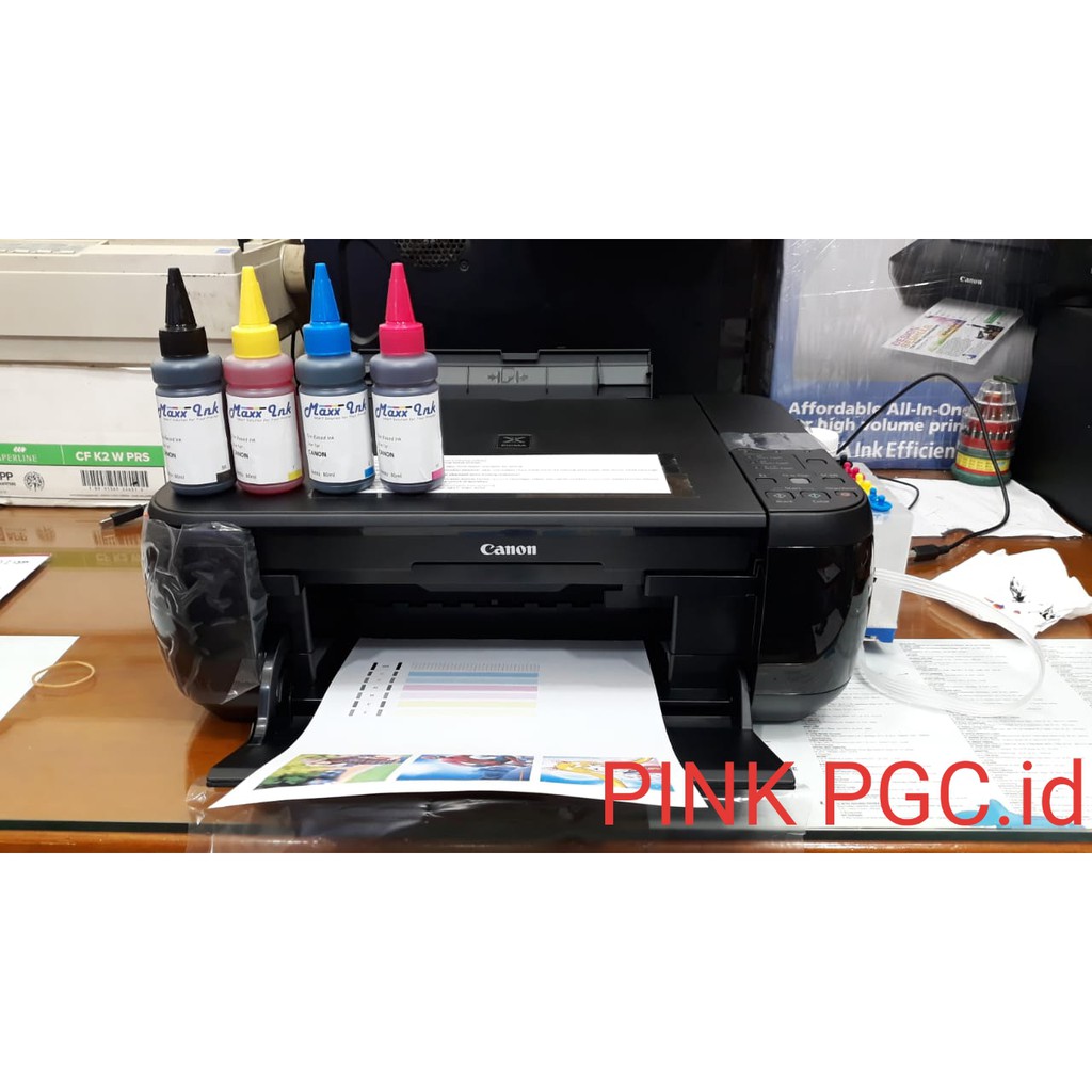 Jual Printer Canon Pixma MP287 Infus Tabung Sekat 4 Warna Print