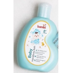 Jual Bambi Hair And Body Bath 100 Ml Shopee Indonesia