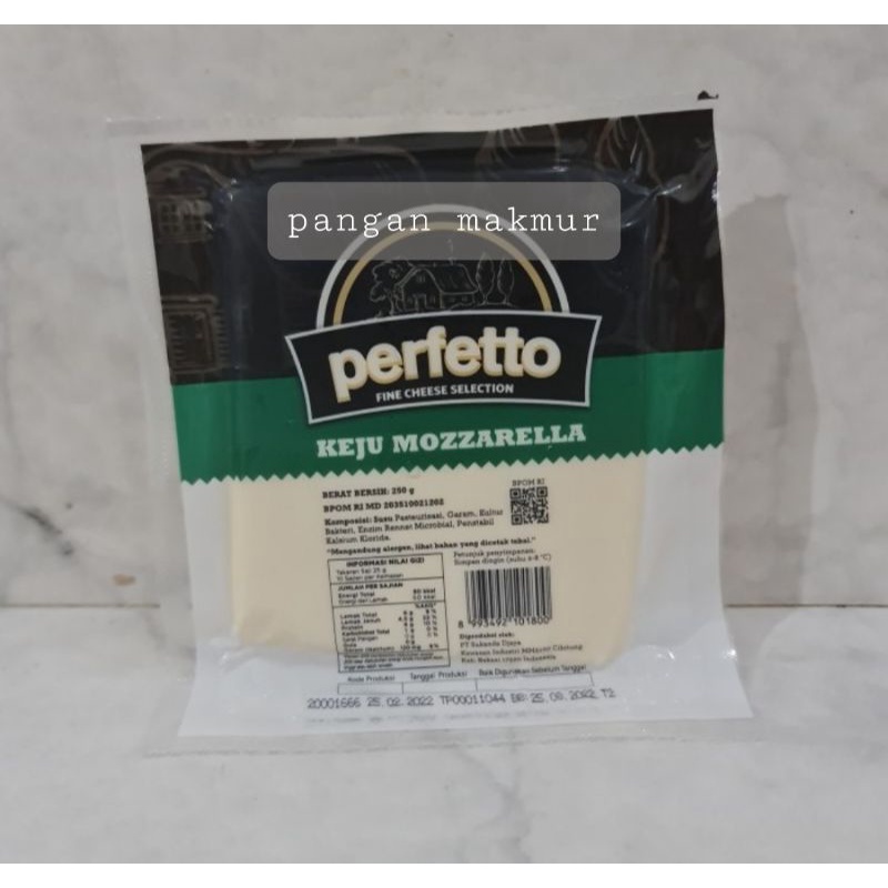 Jual Perfetto Keju Mozzarella Gr Indonesia Shopee Indonesia