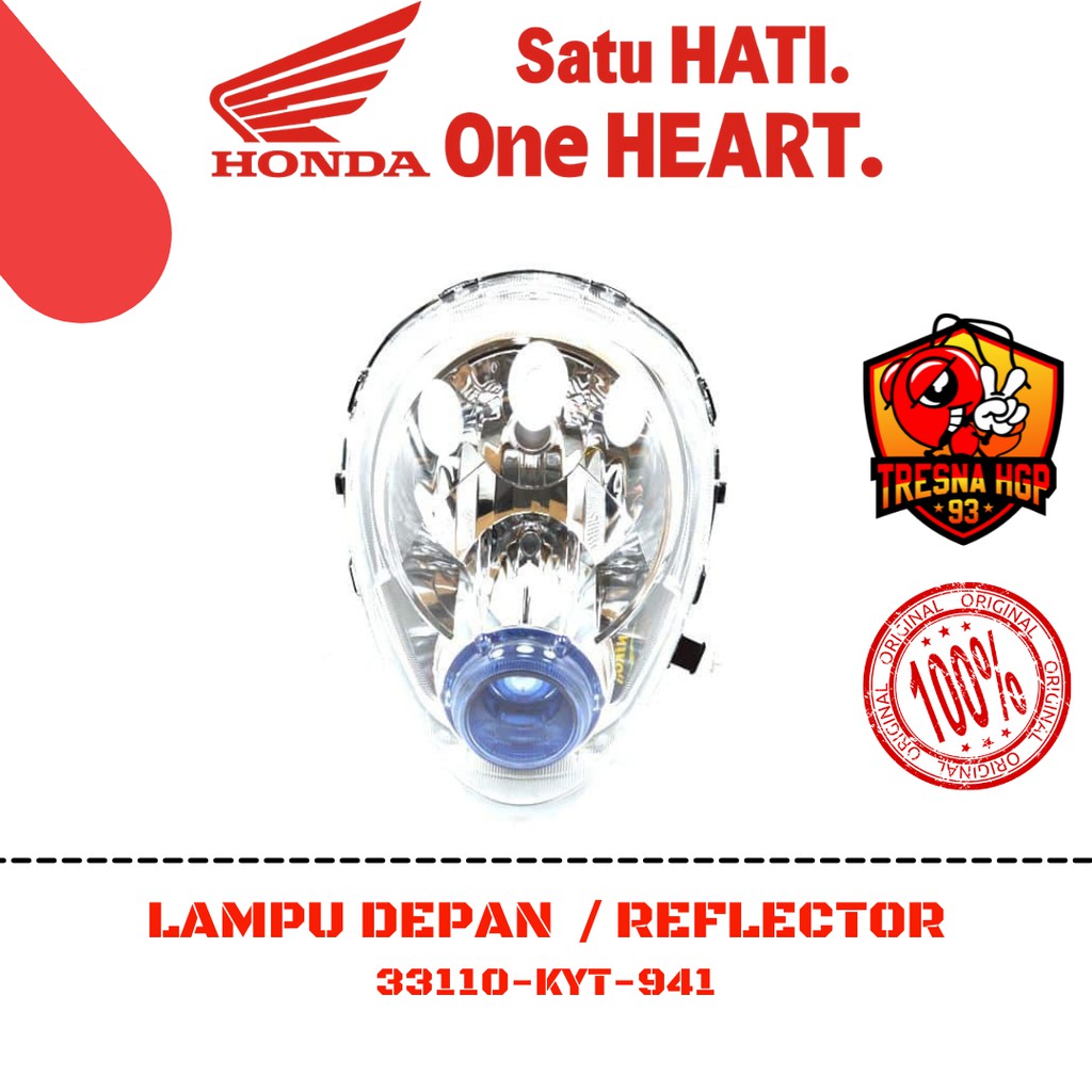 Jual Kyt Lampu Depan Reflector Scoopy Karburator Original