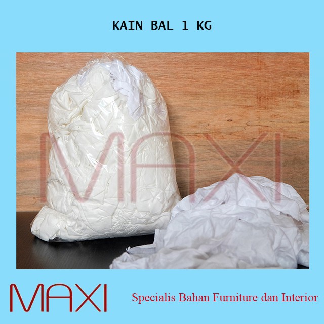 Jual KAIN BAL ATAU KAIN LAP MAJUN PERCA PUTIH 1 KG Shopee Indonesia