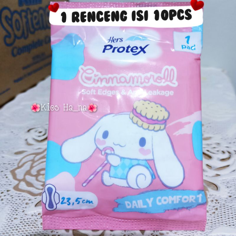 Jual HERS PROTEX PEMBALUT CINNAMOROLL DAILY COMFORT 1 PAD WING 1