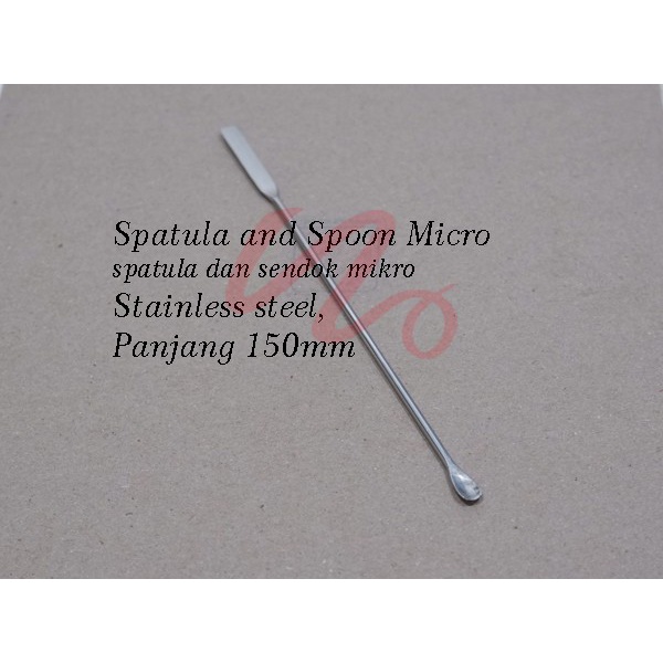 Jual Spatula Spoon Micro Stainless Steel P 150mm Spatula Dan Sendok