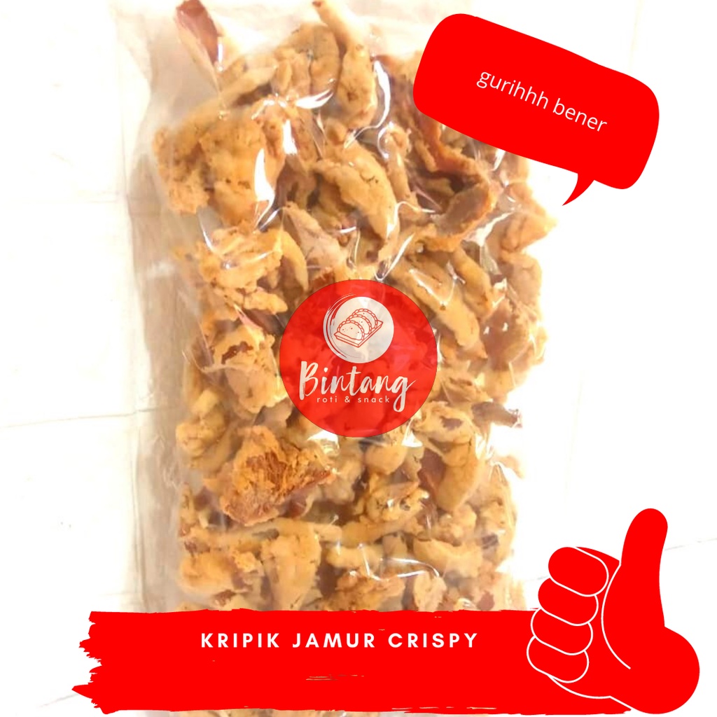 Jual Keripik Jamur Jamur Crispy 500 Gr Shopee Indonesia