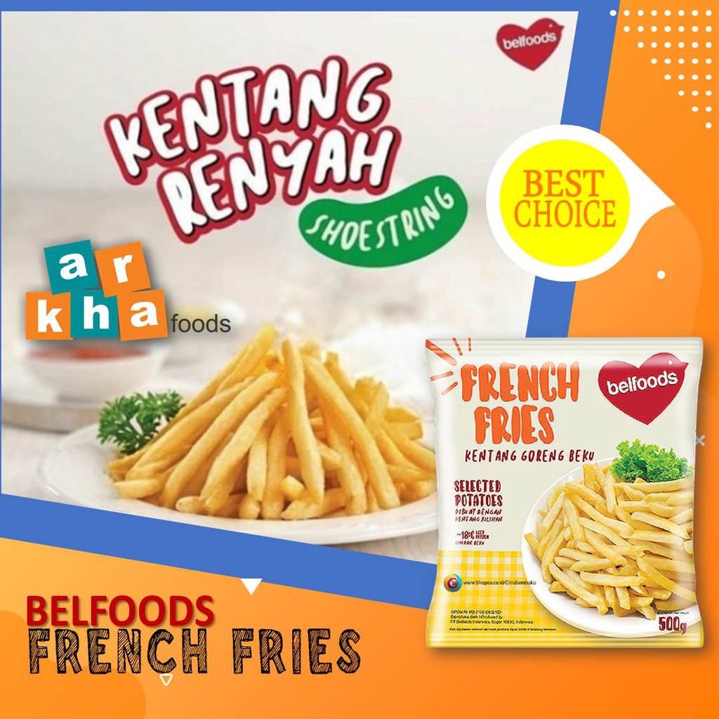 Jual BELFOODS Favorite Kentang Goreng French Fries Shoestring 200gr