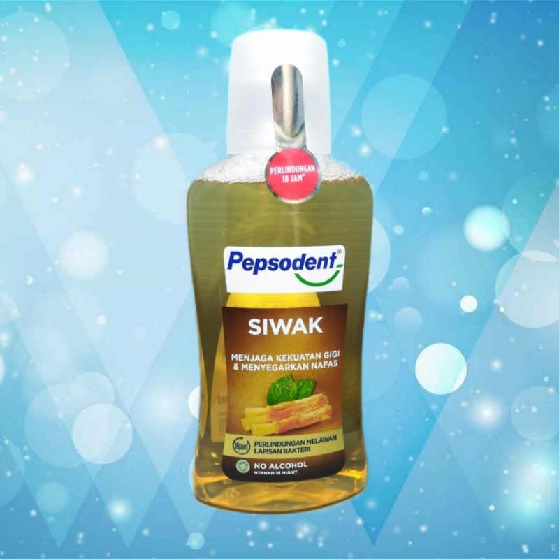 Jual Pepsodent Mouthwash Ml Siwak Active Defense Herbal Obat Kumur