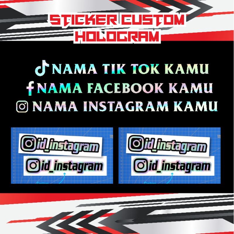 Jual Sticker Cuting Hologram Viral Shopee Indonesia