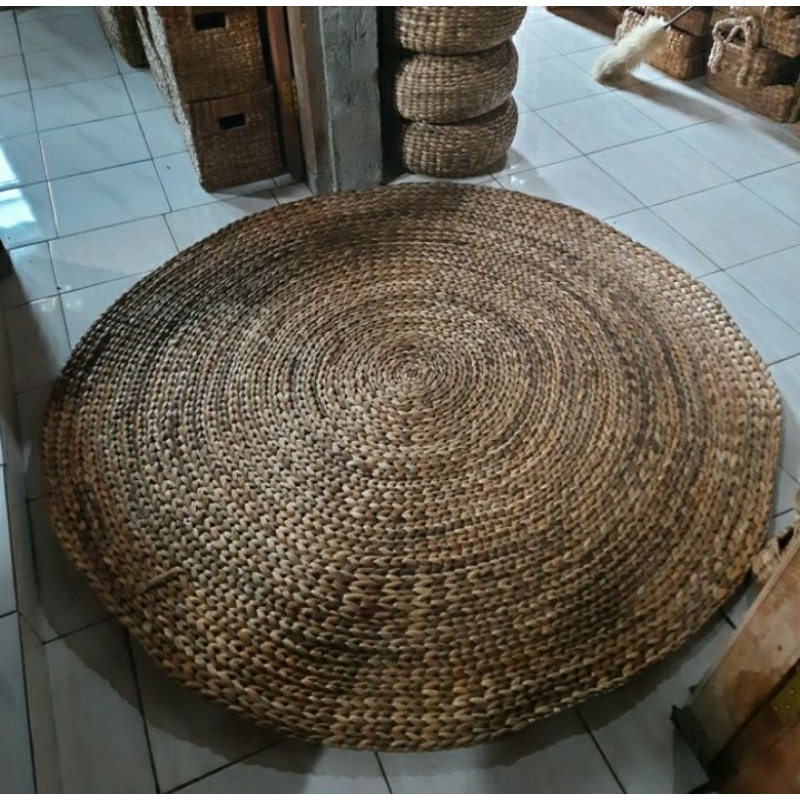 Jual Karpet Bulat Enceng Rug Enceng Gondok Shopee Indonesia