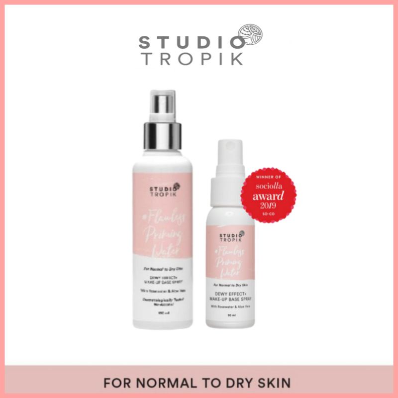 Jual STUDIO TROPIK Flawless Priming Water Face Mist Setting Spray