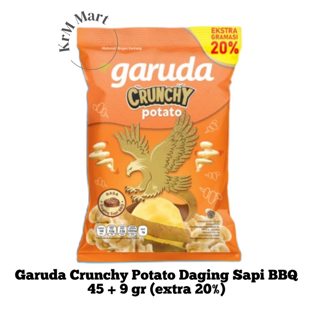 Jual Garuda Crunchy Potato Daging Sapi BBQ 1 Bungkus Kranci Kentang