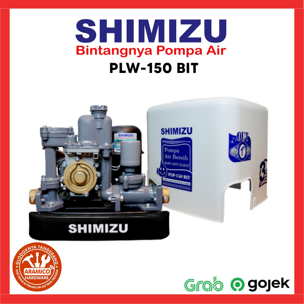 Jual Mesin Pompa Air Pendorong Booster Pump Shimizu PLW 150 BIT