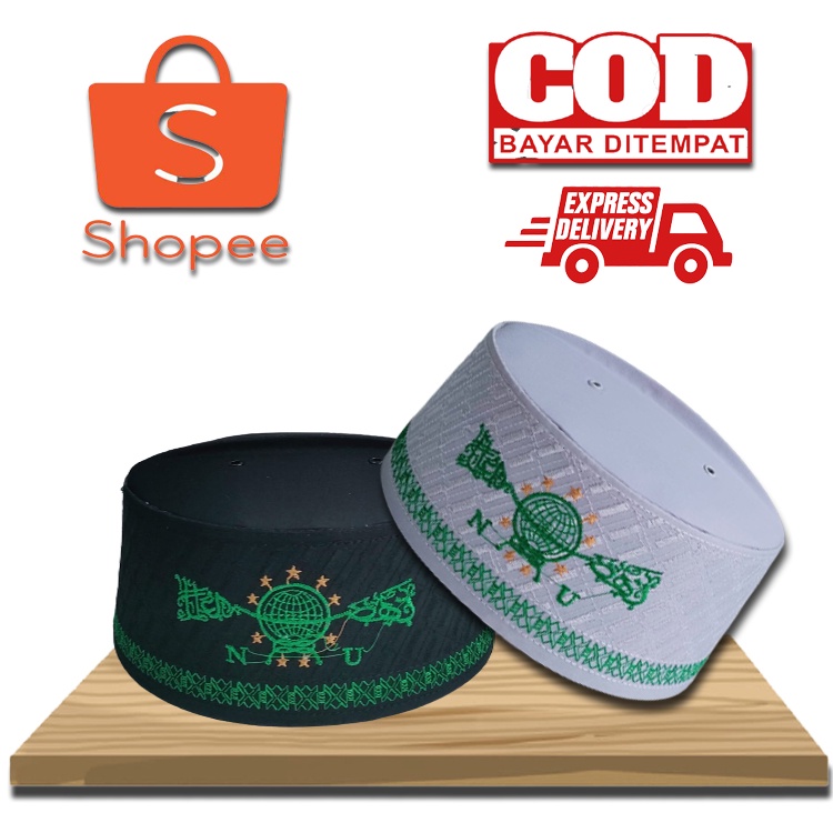 Jual PECI ASSAGOFAH ORIGINAL BORDIR LOGO NU Shopee Indonesia