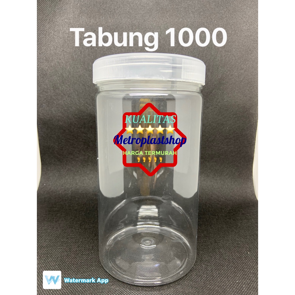 Jual Toples Tabung 1000 Ml Toples Silinder 1000 Ml Toples Plastik 1000